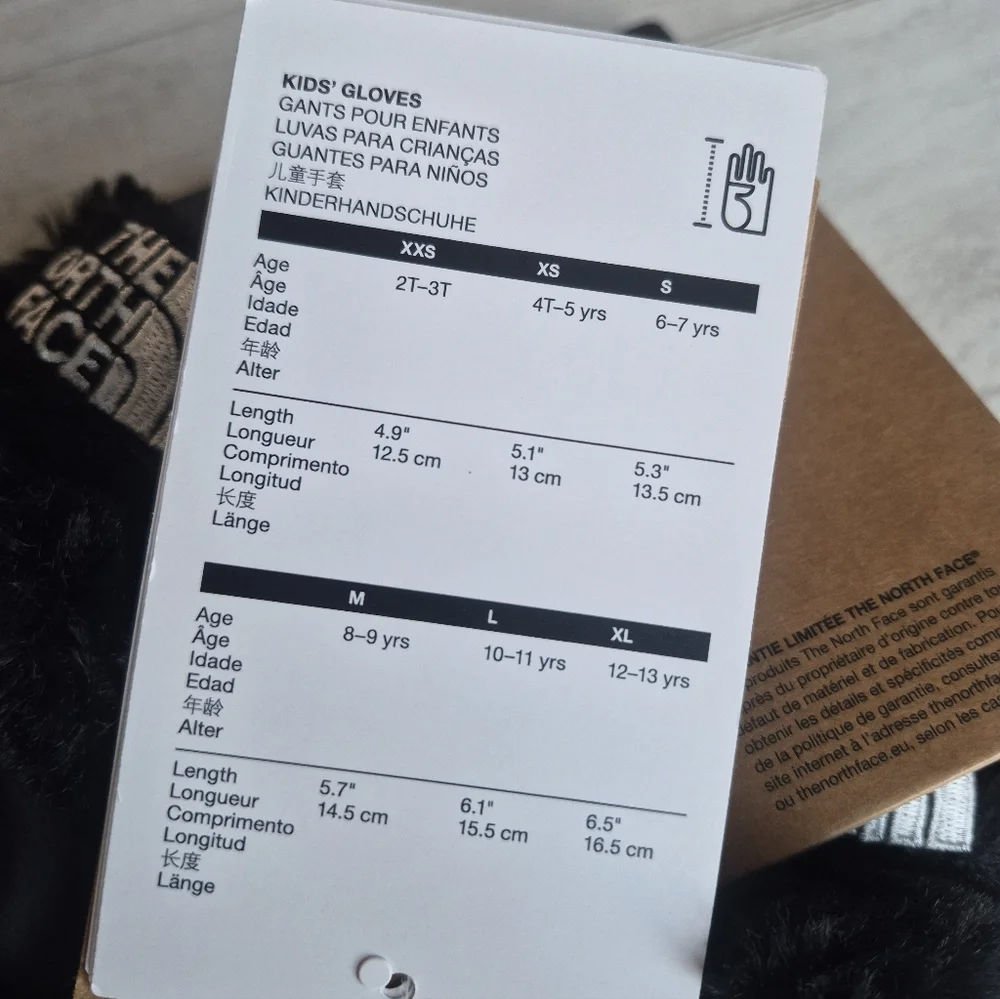 THE NORTH FACE NEW Kids Mossbud Mittens